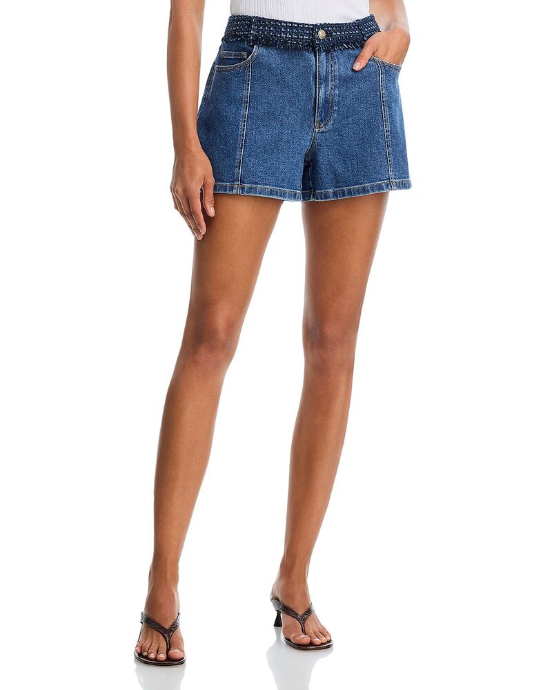 サンク ア セプト レディース ボトムス ハーフパンツ・ショーツ ショートパンツ Cinq ? Sept Vinny Shorts Blue Haze ブルー｜ReVida 店