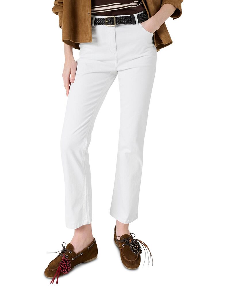 ジェラルド・ダレル レディース ボトムス デニムパンツ アンクル ジーンズ Gerardarel Adela Mid Rise Ankle Jeans White ホワイト