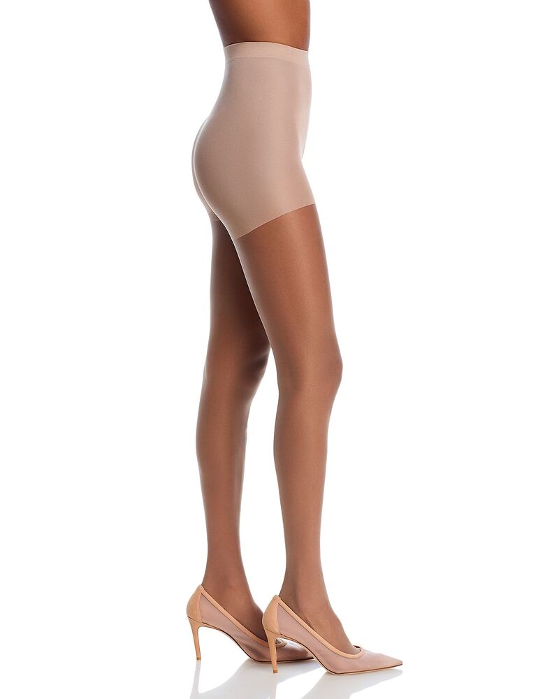 ヒュー レディース トップス シャツ シアー シルク HUE So Silky Sheer Control Top Tights Tan タン