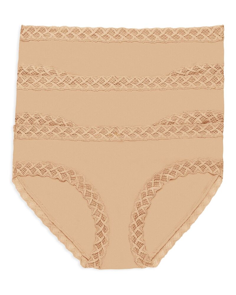 ナトリ レディース アンダーウェア パンツ Natori Bliss Girl Briefset of 3 Cafe