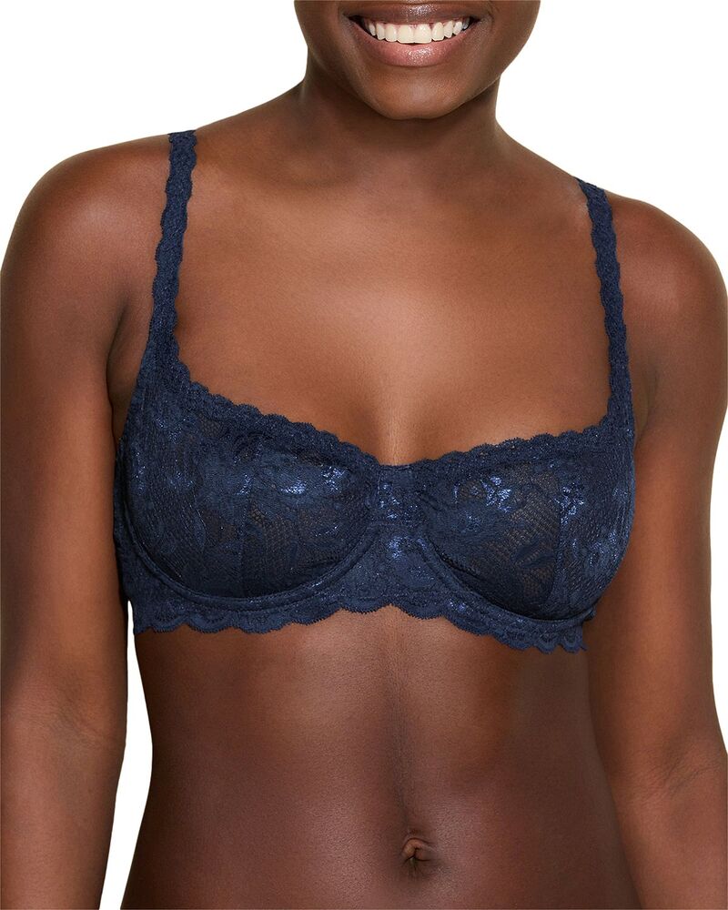 コサベラ レディース アンダーウェア ブラジャー レース Cosabella Never Say Never Lace Balconette Bra Navy Blue ネイビー