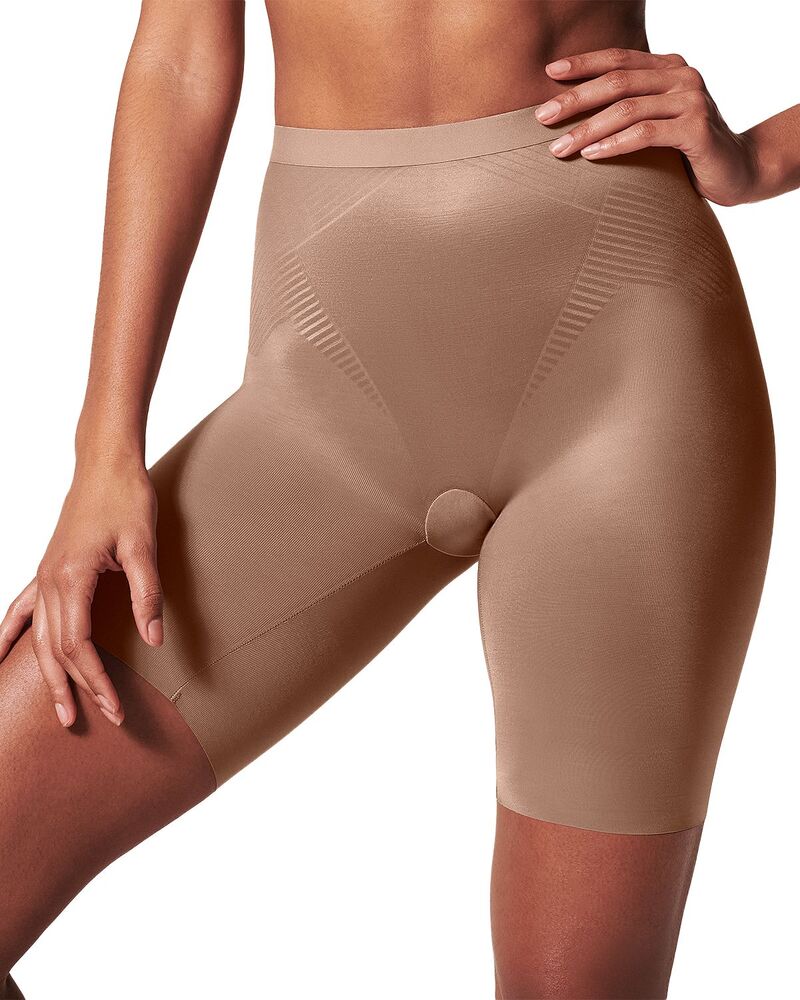 スパンク レディース ボトムス ハーフパンツ・ショーツ SPANX? SPANXshape Invisible Mid-Thigh Short Cafe