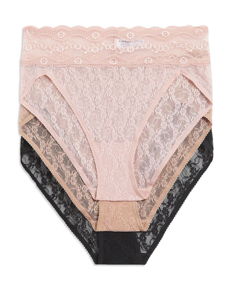 ビーテンプティッド レディース アンダーウェア パンツ レース b.tempt'd by Wacoalace Kiss High Leg Panties Pack of 3 Rose Smoke/Au Natural/Night スモーク