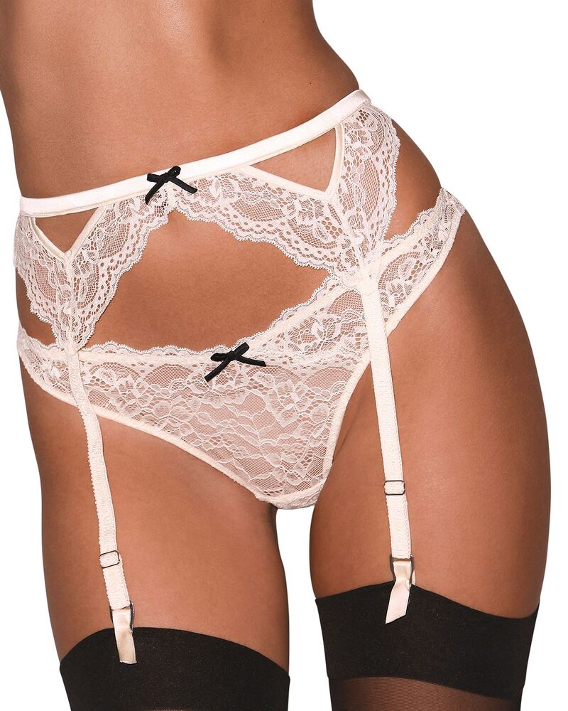 フレーデュマール レディース アンダーウェア パンツ レース Fleur du Mal Bianca Lace Thong Buttercup