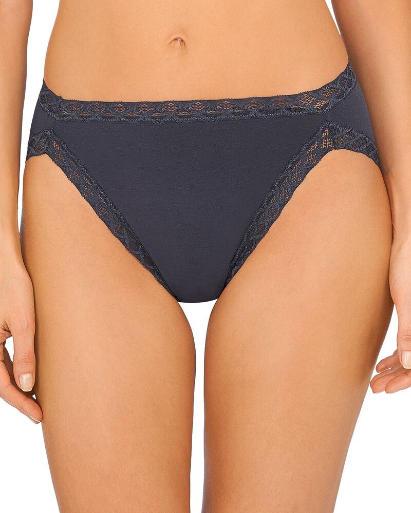 ナトリ レディース アンダー御召しもの ズボン下 Natori Bliss French Cut Bikinis Ash Navy 木灰