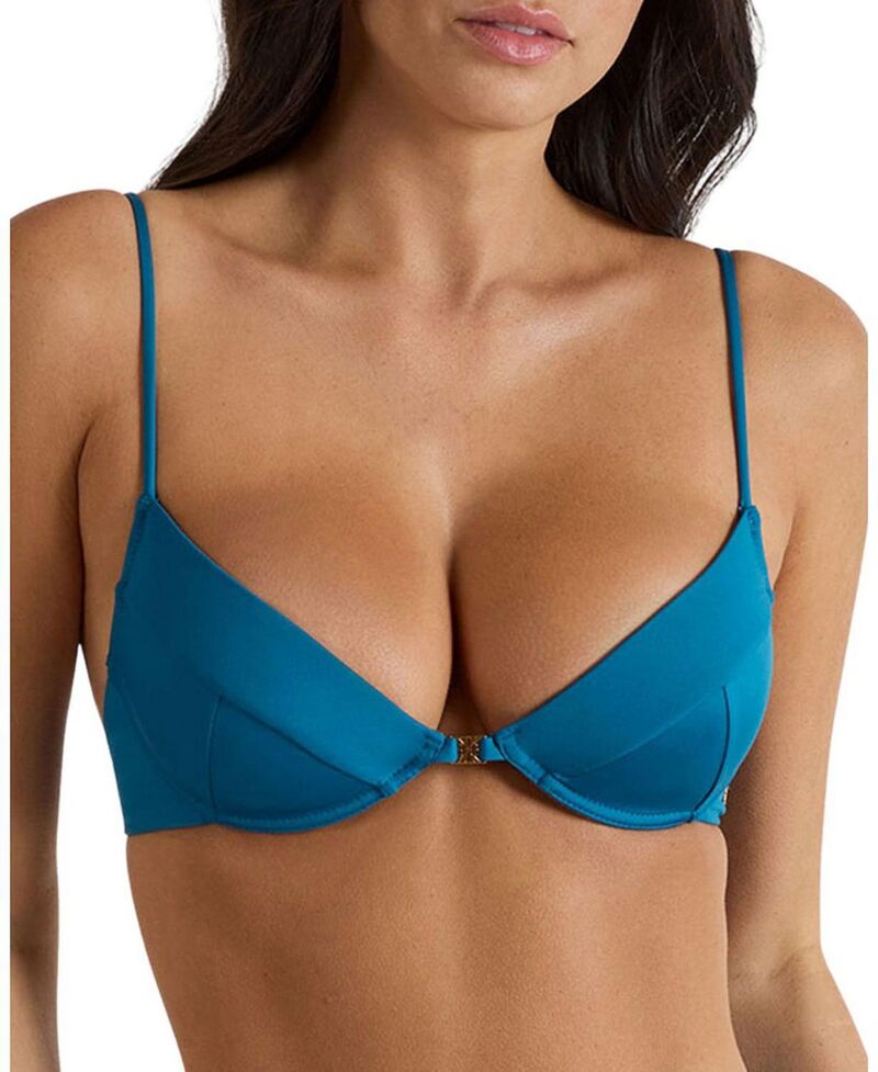 キキデモントパーネス レディース 水着 トップのみ レース KIKI DE MONTPARNASSE Lace-Up Demi Bikini Top La Mer