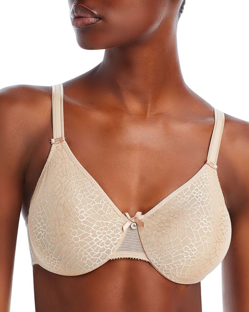 シャントル レディース アンダーお召しもの ブラ ミニ Chantelle Bra - C Magnifique Minimizer Unlined Underwire Nude インナー・下着・ランジェリー-ブラジャー-インナー・下着・ナイトウェア
