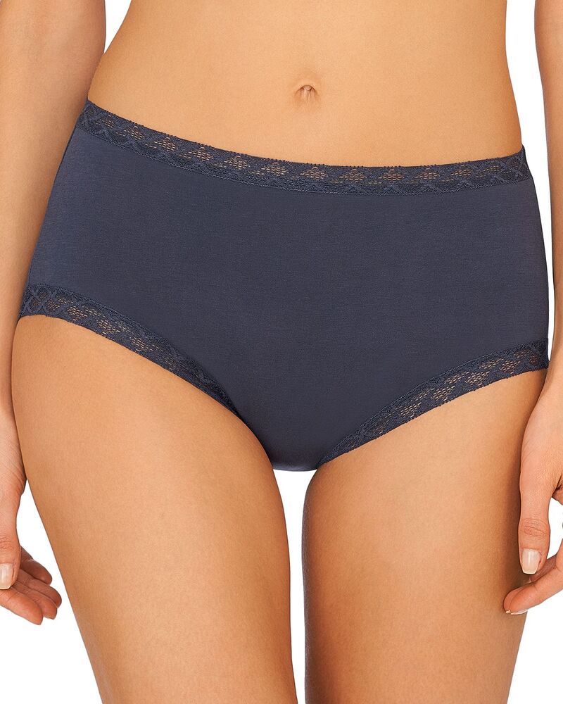 ナトリ レディース アンダー御召しもの ズボン下 Natori Bliss Full Briefs Ash Navy 木灰