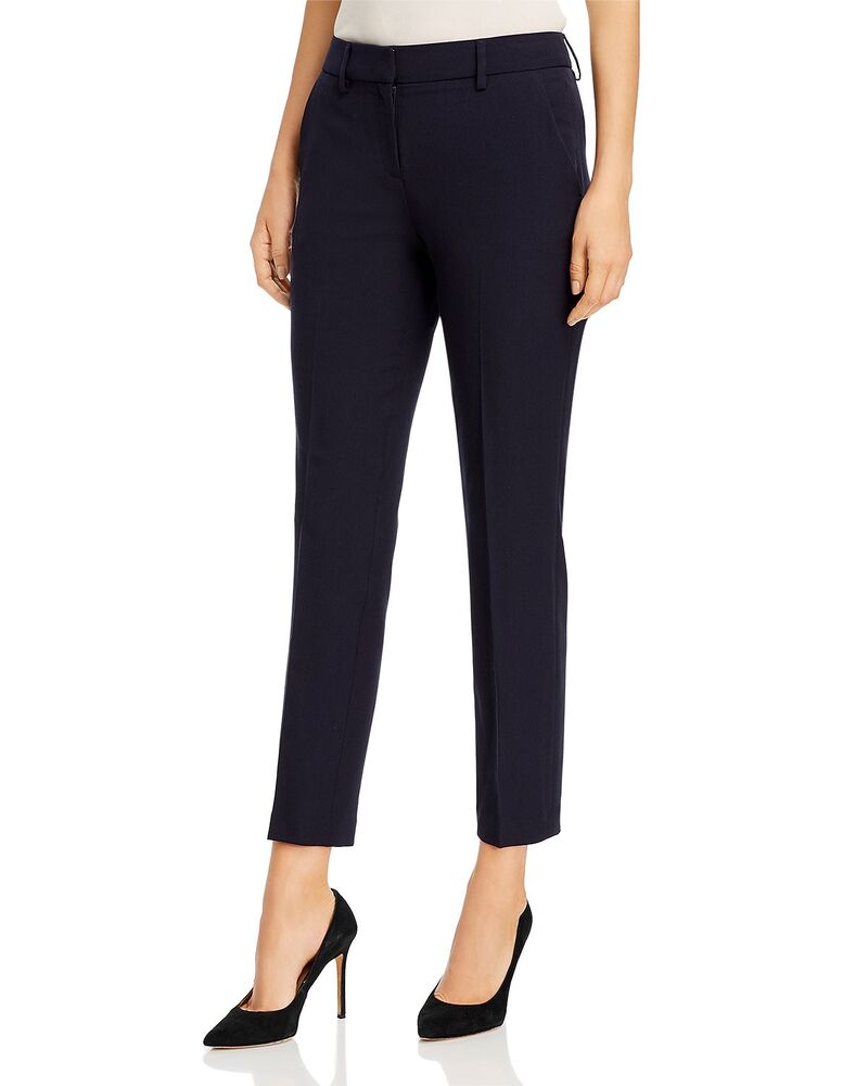 ティー・タハリ レディース ボトムス カジュアルパンツ アンクル Tahari Ankle Straight-Leg Pants - Exclusive Navy ネイビー|ReVida 店