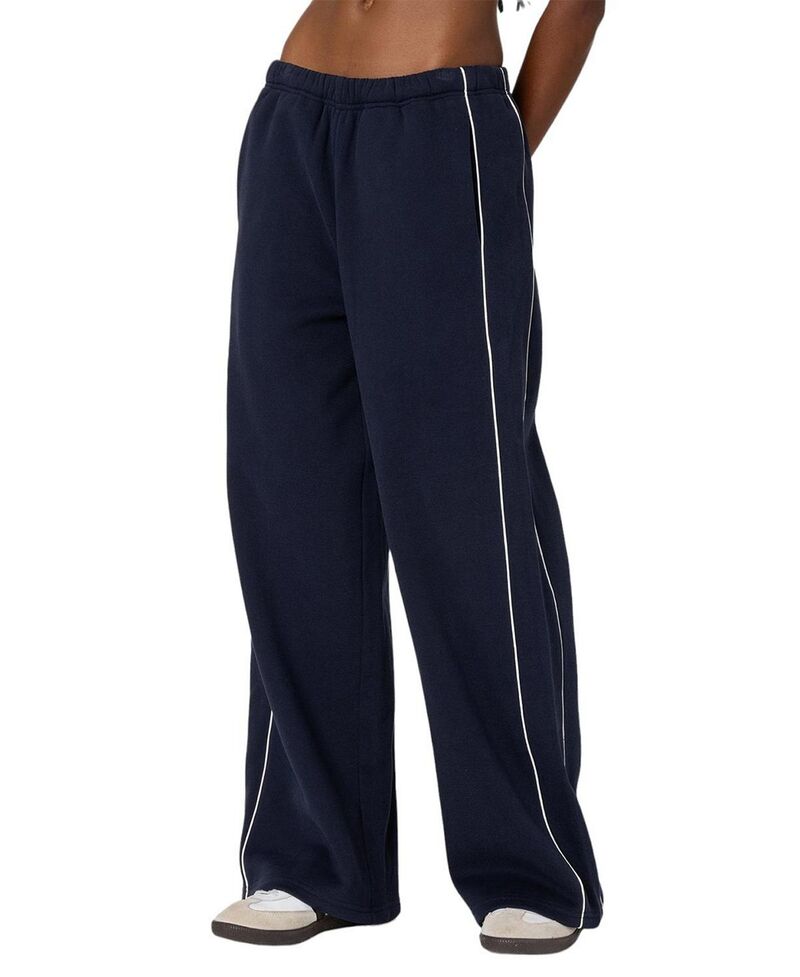 アディクテッド レディース ボトムス カジュアルパンツ スウェットパンツ Edikted Autumn Sweatpants Navy ネイビー|ReVida 店