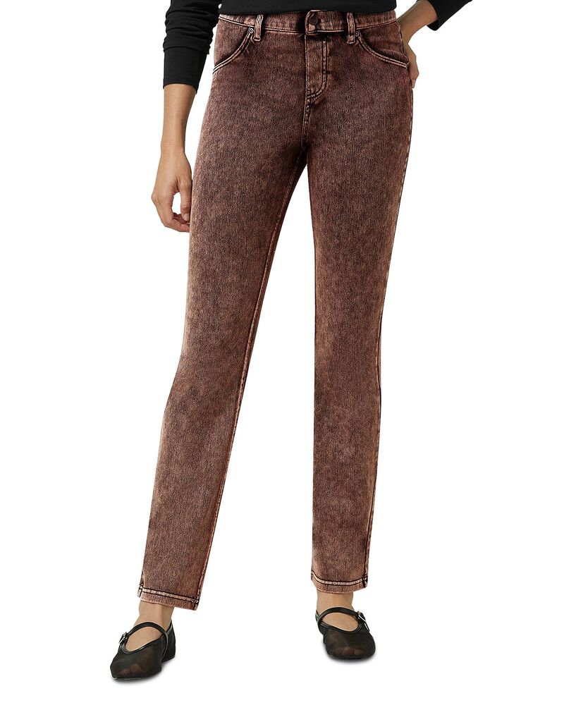 ヒュー レディース ボトムス レギンス ブーツカット デニム ブーツ HUE Ultra Soft High Rise Denim Baby Bootcut Leggings Cinnamon Acid Wash デニム