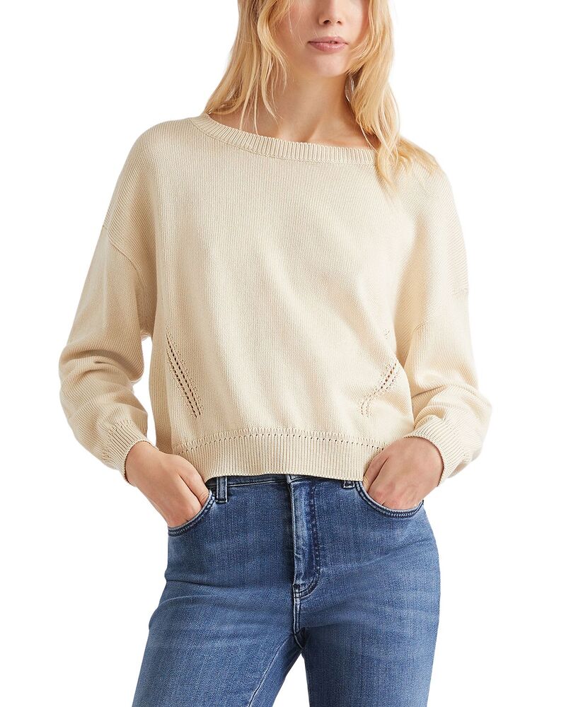 マレーラ レディース アウター パーカー・スウェット プルオーバー Marella Mlszebu White Sweatshirt Wool White 白いこと