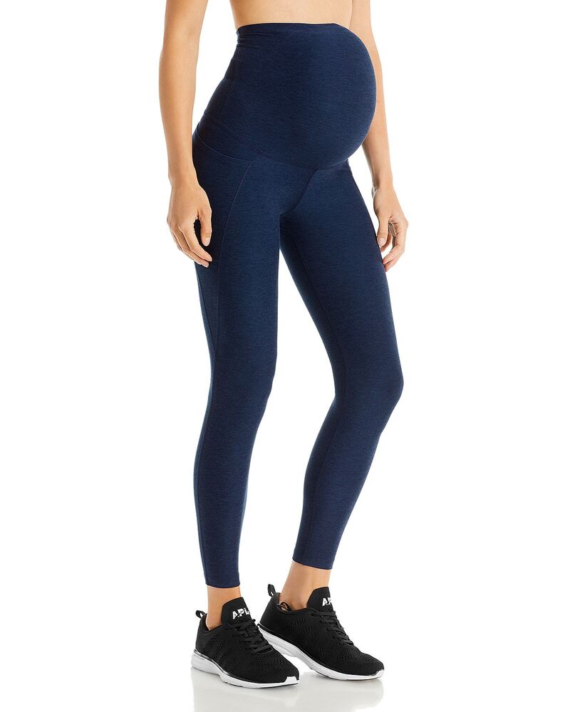 ビヨンドヨガ レディース ボトムス レギンス マタニティ Beyond Yoga Out of Pocket High Waisted Maternity Leggings Nocturnal Navy 米国海軍