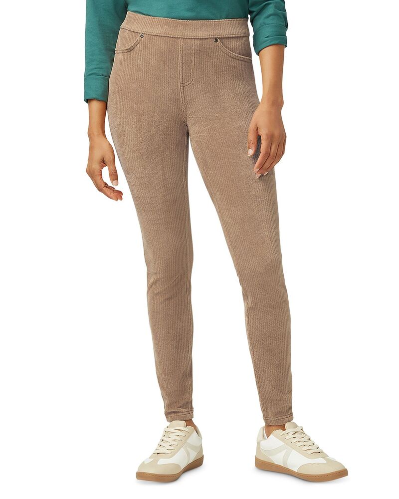 ヒュー レディース ボトムス レギンス コーデュロイ HUE Classicorduroy Leggings Camel キャメル