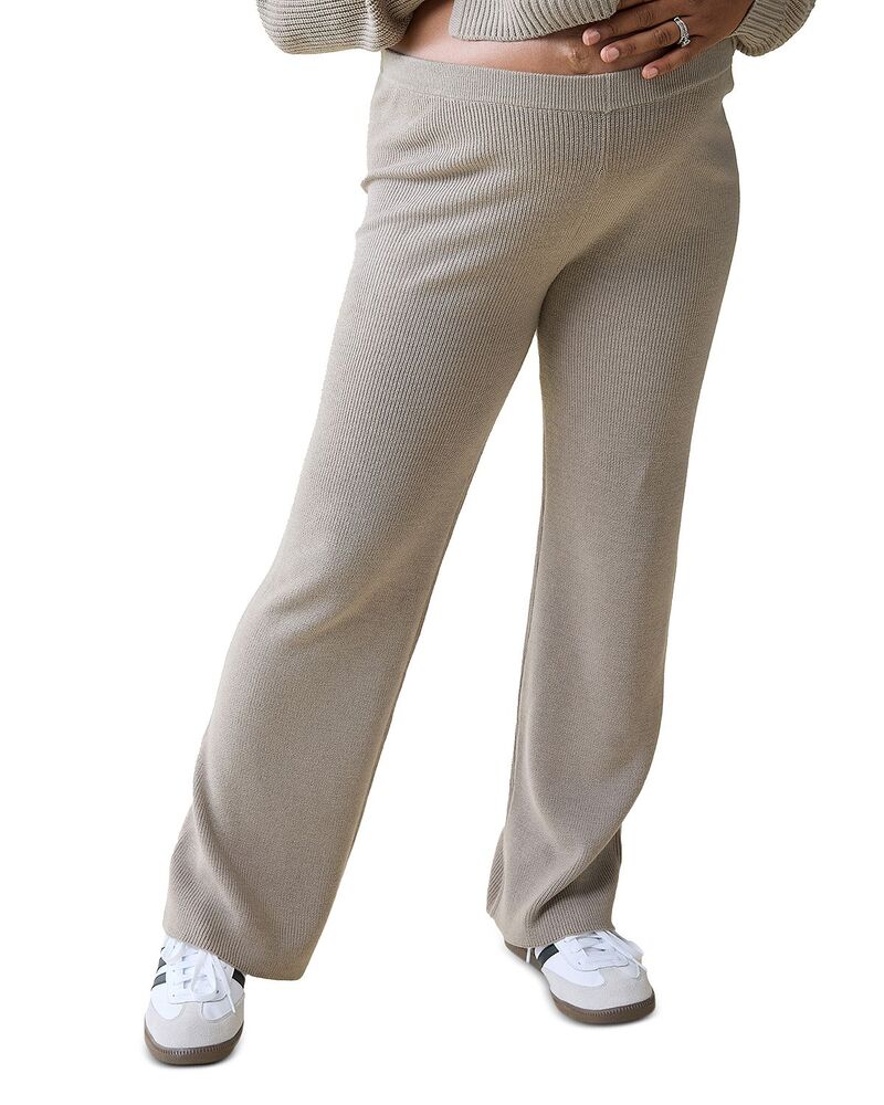 イングリッド&イザベル レディース ボトムス カジュアルパンツ ニット マタニティ Ingrid & Isabel Maternity Knit Pants Taupe トープ|ReVida 店