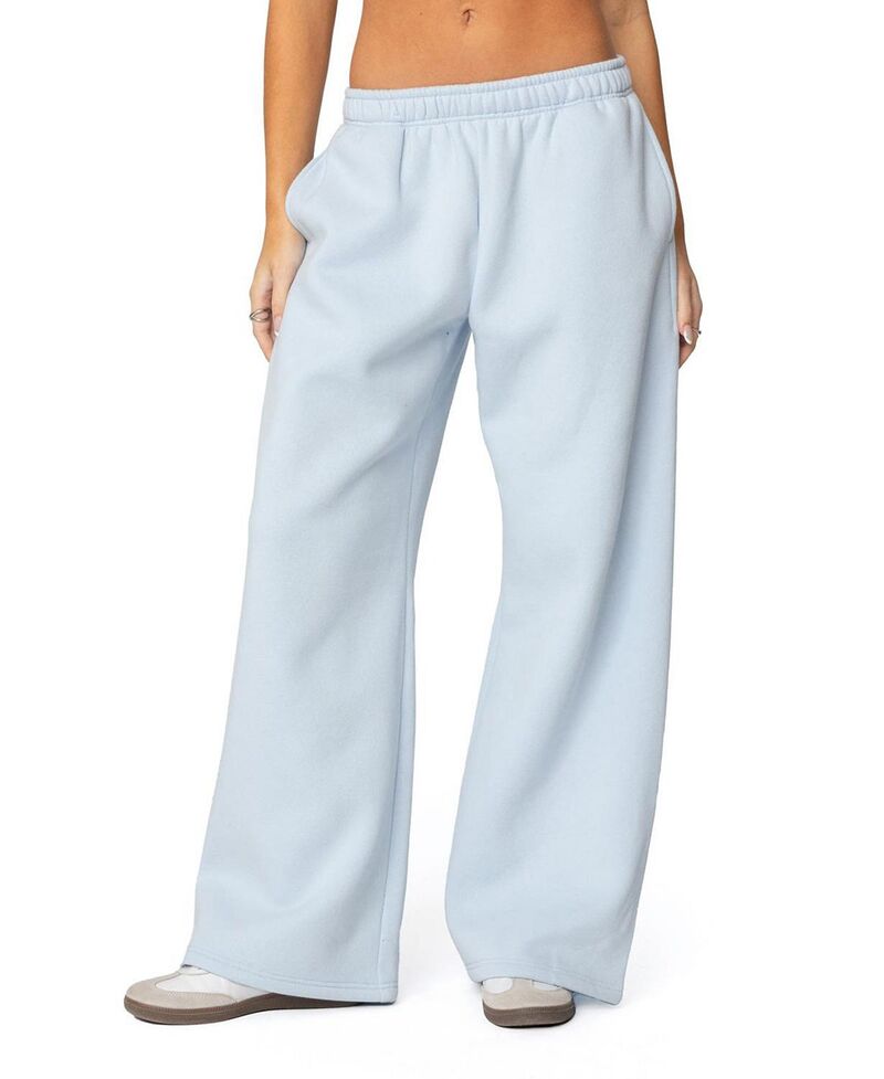 アディクテッド レディース ボトムス カジュアルパンツ スウェットパンツ Edikted Bonney Bow Detail Sweatpants Blue ブルー|ReVida 店