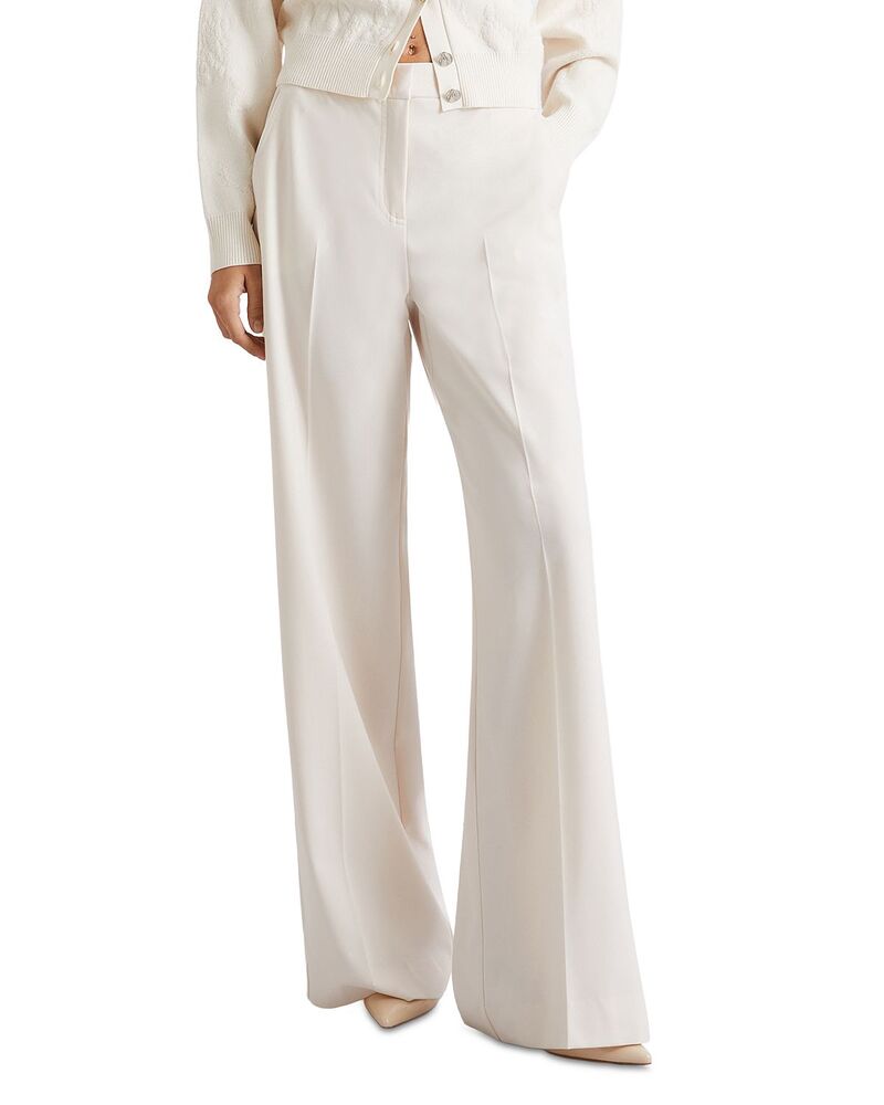 マレーラ レディース ボトムス カジュアルパンツ Marella Mllsequoia White Pants White ホワイト｜ReVida 店