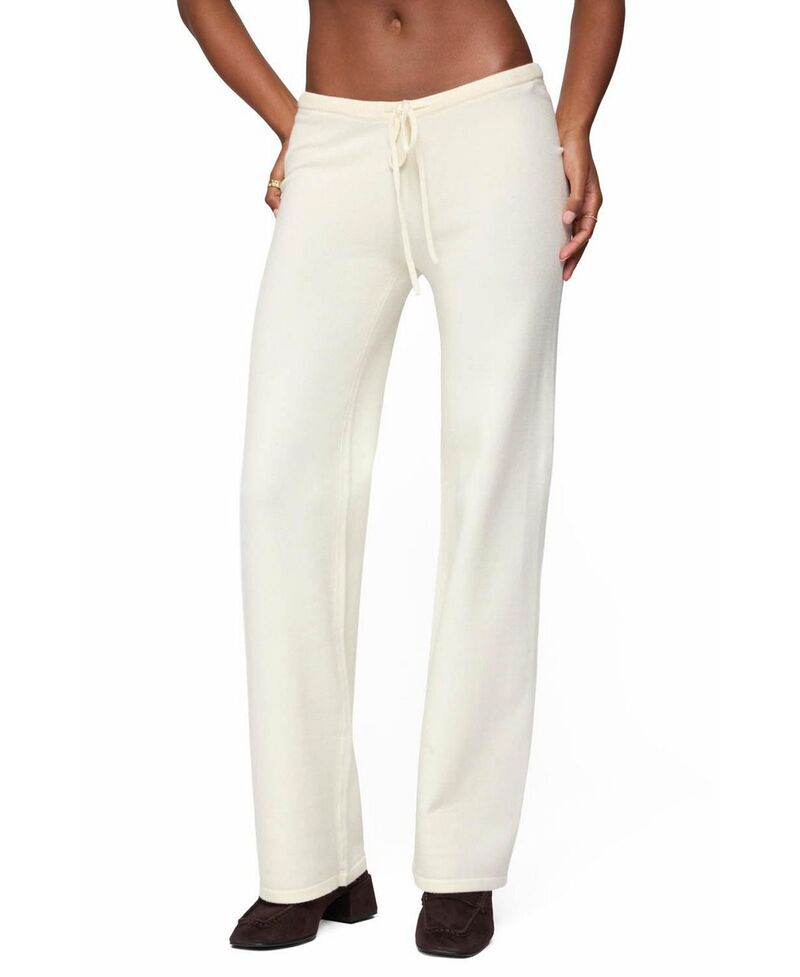アディクテッド レディース ボトムス カジュアルパンツ ニット Edikted Montanna Knit Pants Cream クリーム｜ReVida 店