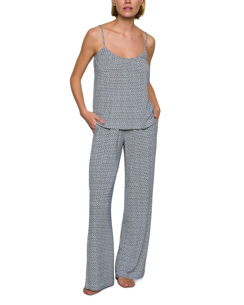 エバージェイ レディース アンダーウェア ナイトウェア Eberjey Gisele Striped Pajama Set Seashell Navy ネイビー
