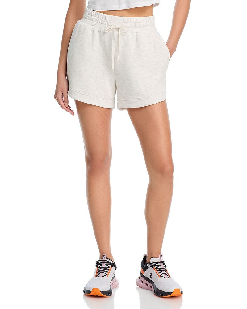 バーレイ レディース ボトムス ハーフパンツ・ショーツ ショートパンツ Varley Ollie High Rise Shorts Ivory Marl アイボリー