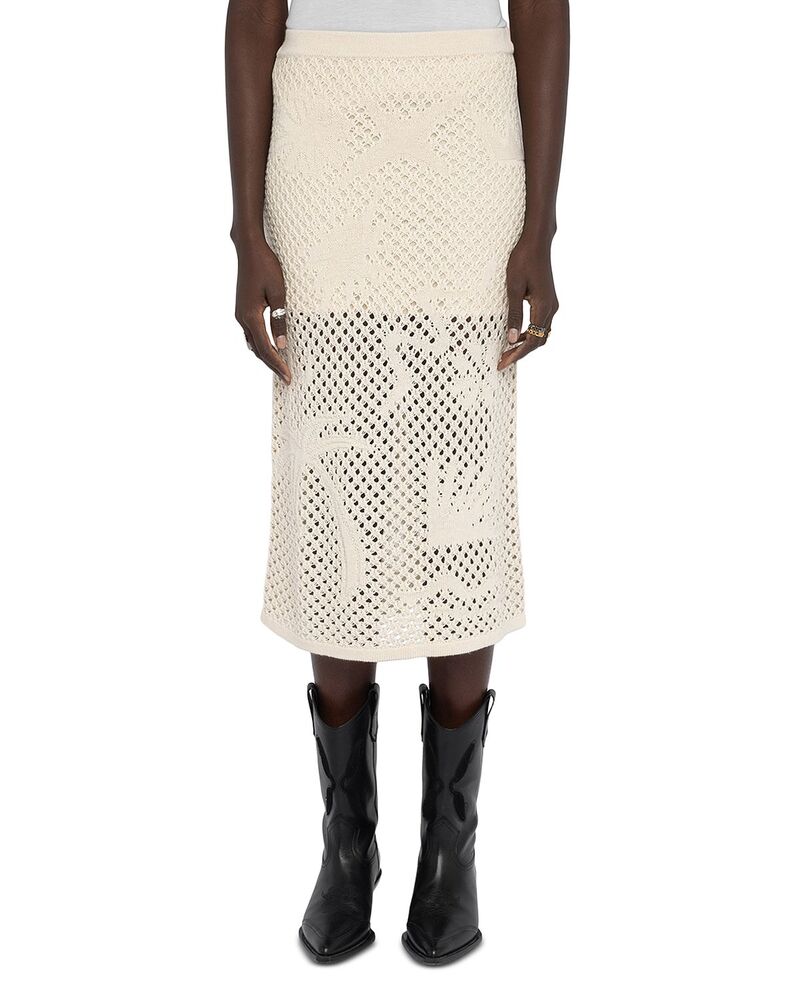 ザディグ エ ヴォルテール レディース ボトムスカート Zadig & Voltaire Soly Colin Skirt Ecru エクリュ