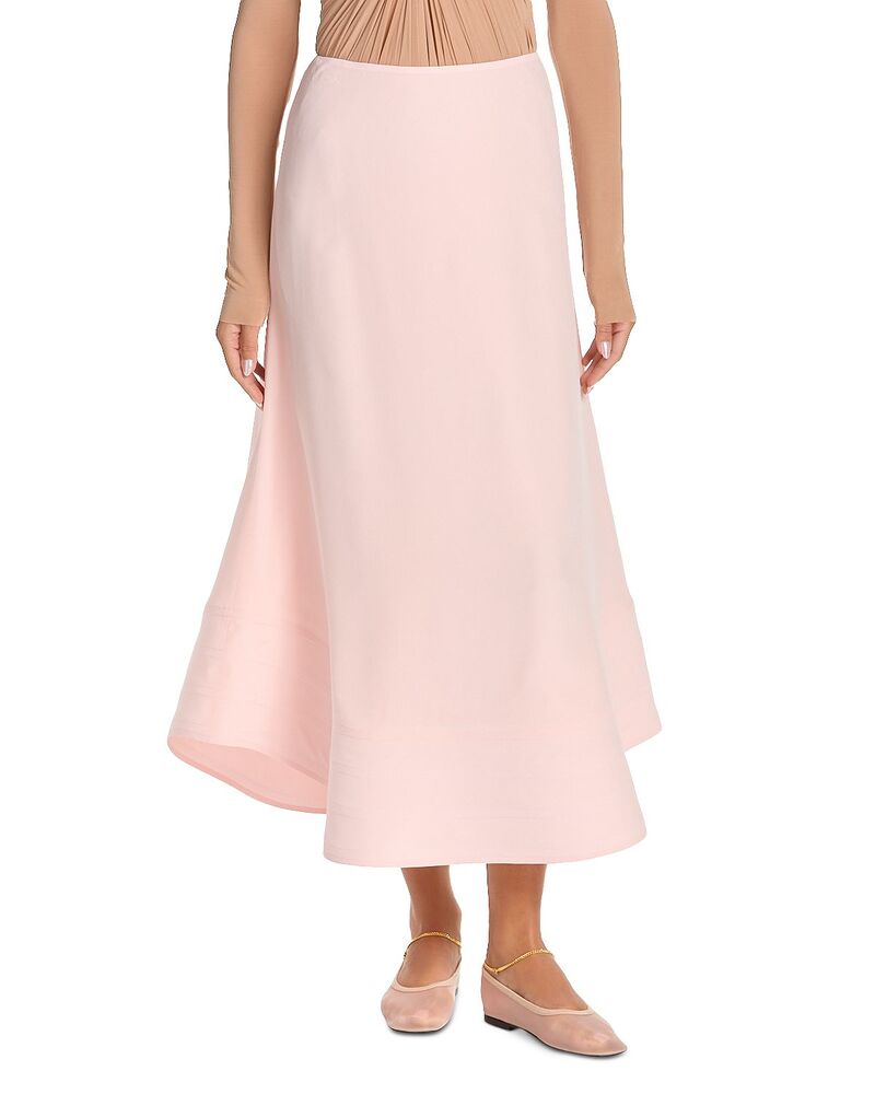 ステラマッカートニー レディース 下つ方スコート MIDI 地絹 Stella McCartney Silk Midi Skirt Ballet Pink さくら色