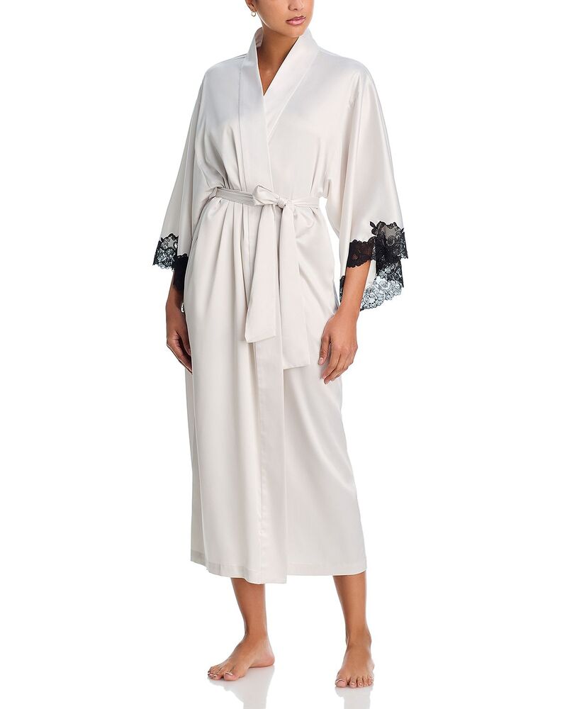 ナトリ レディース アンダー御召しもの ナイト爵御召しもの スピード競技 Natori Peony Lace Sleep Robe Peony Glamour