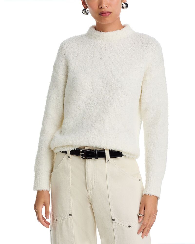 アクア レディース アウター ニット・セーター AQUA Boucl Sweater - Exclusive Cream クリーム 10,245円