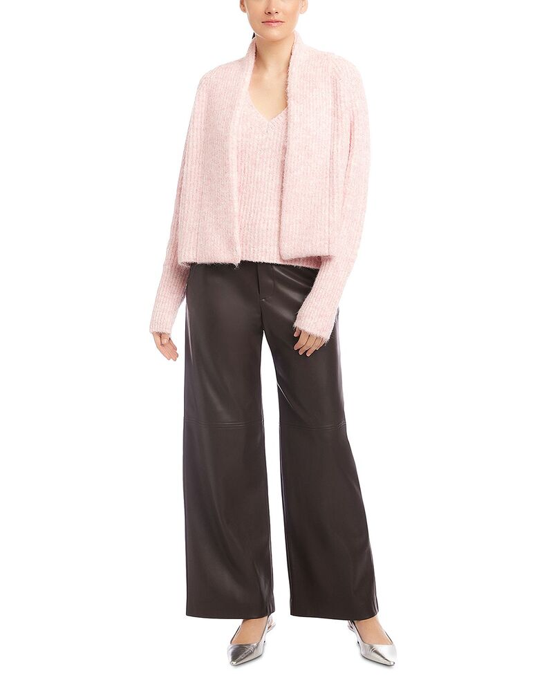 フィフティーントゥエンティ レディース アウター ジレー クロップド Fifteen Twenty Cely Cropped Cardigan Pink サクラ色