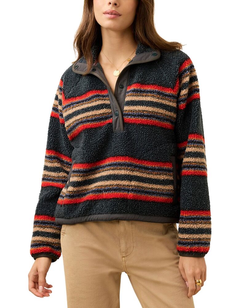 ファレティ レディース アウター ニット・セーター フリース Faherty Fireside Fleece Popover Sweater Fireside Stripe ストライプ 29,770円