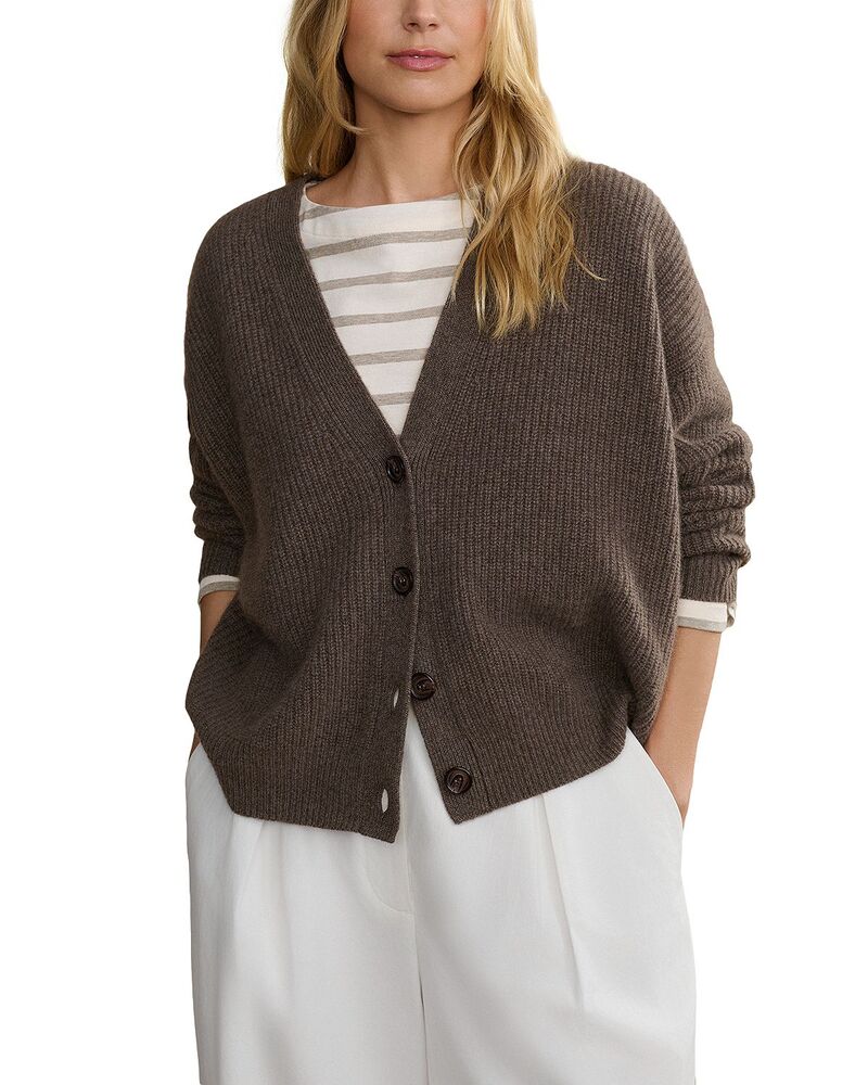 ジェニーケイン レディース アウター カーディガン クロップド Jenni Kayne Cropped Cashmere Cocoon Cardigan Asheather ヘザー