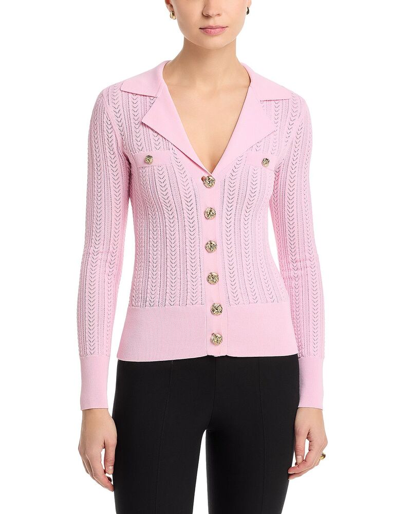 ジェネレーションラブ レディース アウター カーディガン Generation Love Charlotte Pointelle Rib Cardigan Soft Rose 44,880円