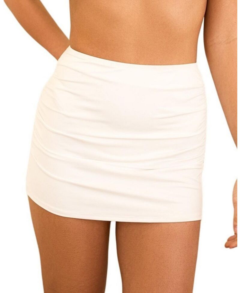 ディッピン・デイジー レディース ボトムスカート ミニ Dippin' Daisy's Lucky Swimini Length Skirt White ホワイト