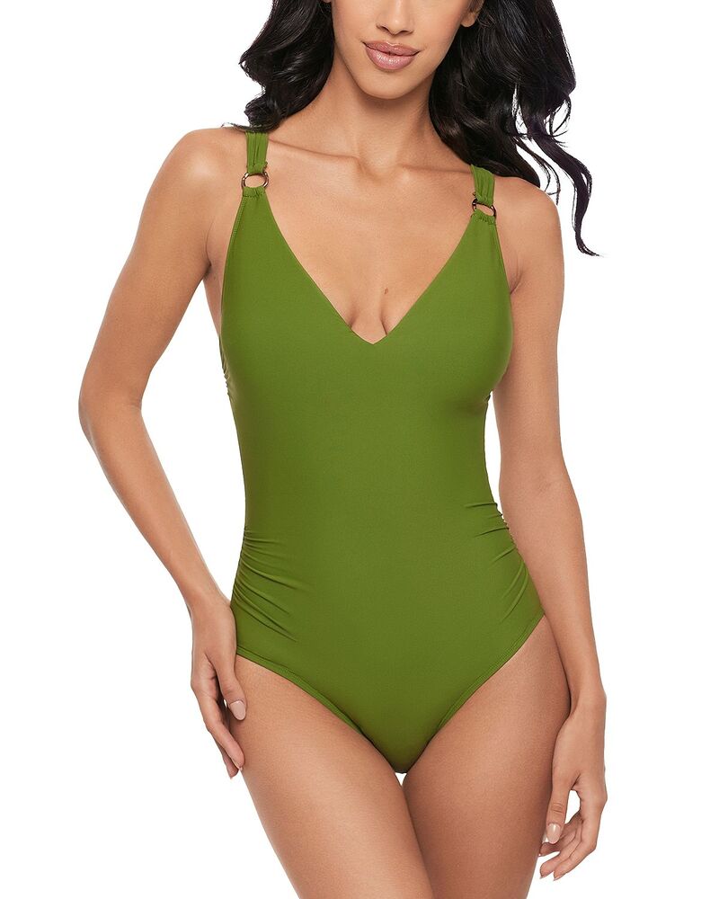マジックスーツ レディース 水着 上下セット Magicsuit Solidakota One Piece Swimsuit Basil