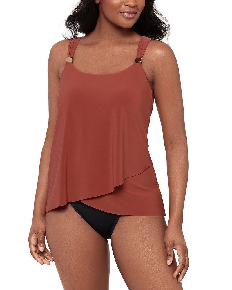 ミラクルスーツ レディース 水着 トップのみ Miraclesuit Razzle Dazzle Tankini Top Terra