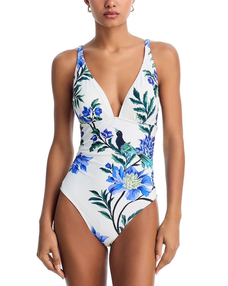 コビーハルペリン レディース 海水着 上下書き割り Kobi Halperin Cornelia One Piece Swimsuit Ivory Multi 象牙色