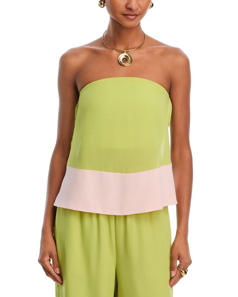 ソリッド アンド ストライプ レディース トップス シャツ ストラップレス Solid & Striped The Antonia Strapless Top Guava｜ReVida 店 38,220円