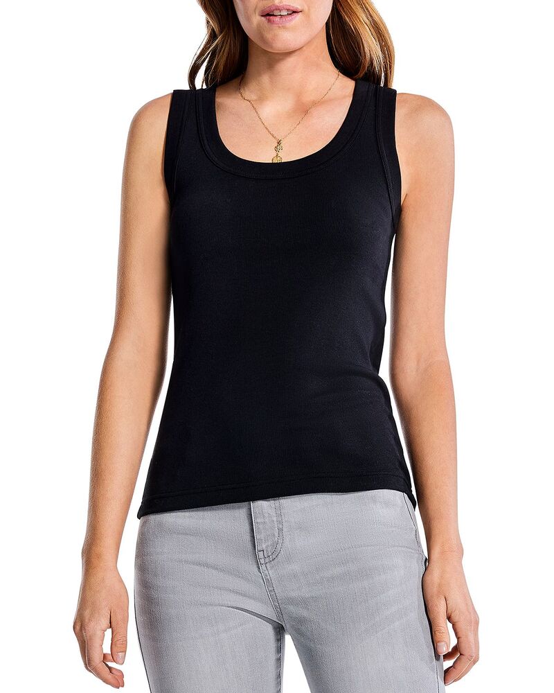 ニックプラスゾーイ レディース トップス シャツ ノースリーブ ニット NIC+ZOE Perfect Knit Sleeveless Top Black Onyx ブラック
