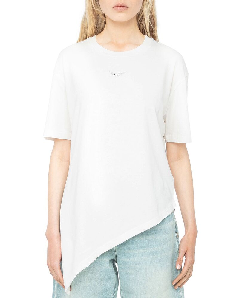 ザディグ エ ヴォルテール レディース トップス Tシャツ Zadig & Voltairedda Strass Wings Tee Judo