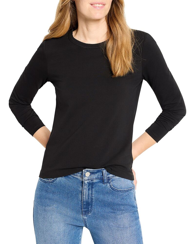 ニックプラスゾーイ レディース トップス シャツ ニット NIC+ZOE Perfect Knit Long Sleeve Top Black Onyx ブラック