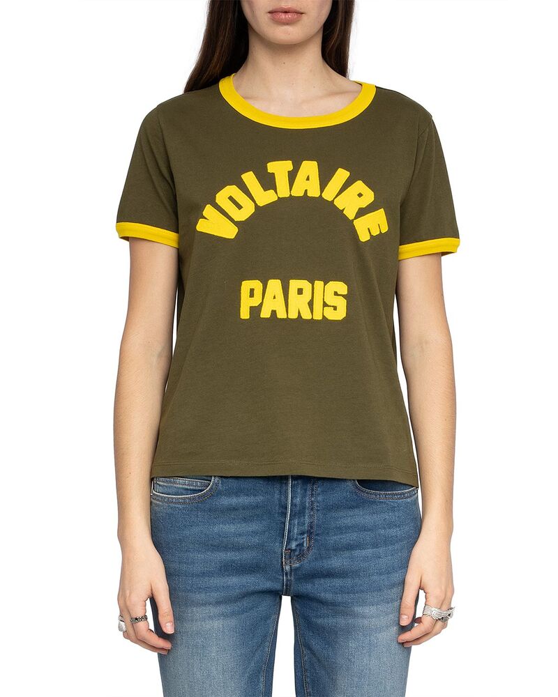 ザディグ エ ヴォルテール レディース トップス シャツ Zadig & Voltaire Alys Voltaire Paris T Shirtilleul