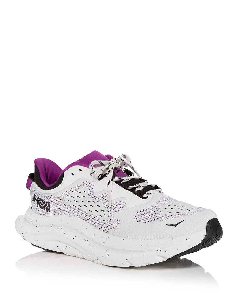 ホカオネオネ レディース シューズ スニーカー HOKA Women's Kawana 2 Low Top Trainer Sneakers White/Wildberry ホワイト