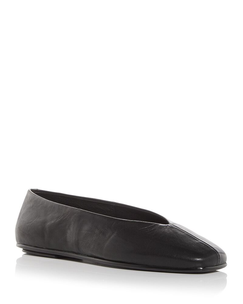 ジェフリー キャンベル レディース シューズ パンプス Jeffrey Campbell Women's Fathom Square Toe Ballet Flats Black ブラック