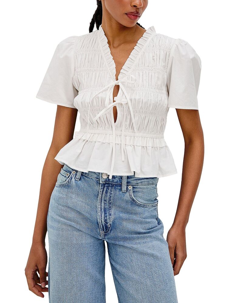 レイルズ レディース トップス シャツ ブラウス Rails Portia Blouse White ホワイト|ReVida 店