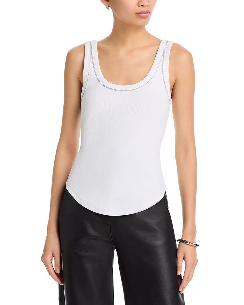 サンク ア セプト レディース トップス 貯蔵タンクとっ始め Cinq ? Sept Wilma Tank Top White 白いこと