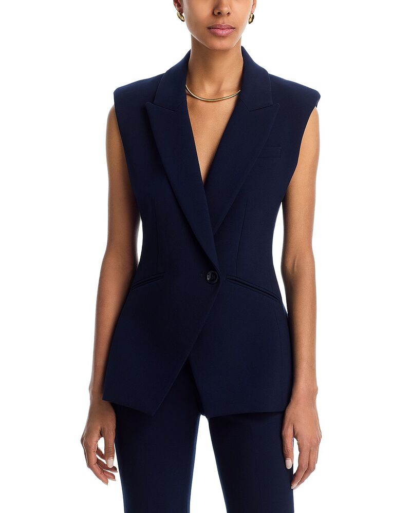 ヴェロニカ ベアード レディース アウター より良い Veronica Beard Ciel Vest Navy 米国海軍