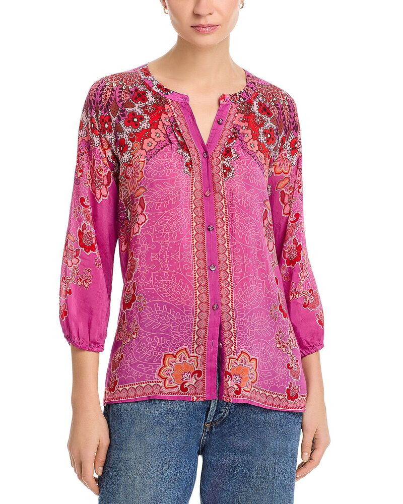 ジョニーワズ レディース トップス シャツ Johnny Was Franceen Shirt Lantana Sc｜ReVida 店