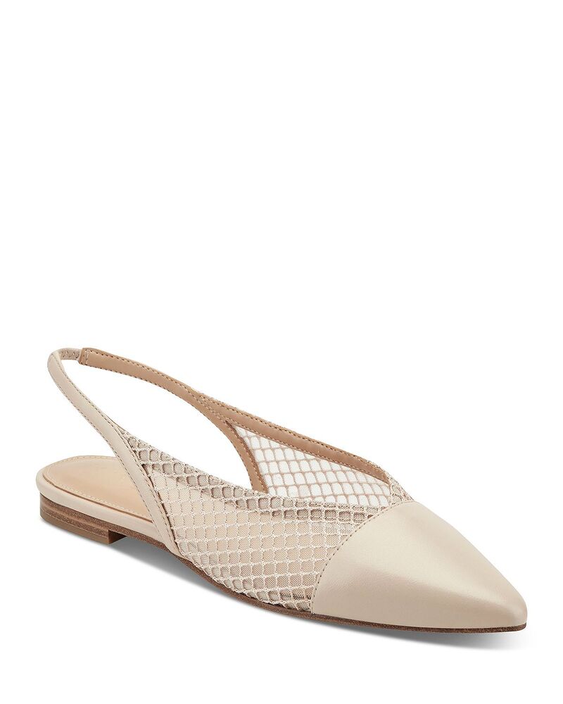 マーク・フィッシャー レディース シューズ パンプス Marc Fisher LTD. Women's Davin Slingback Flats Light Natural