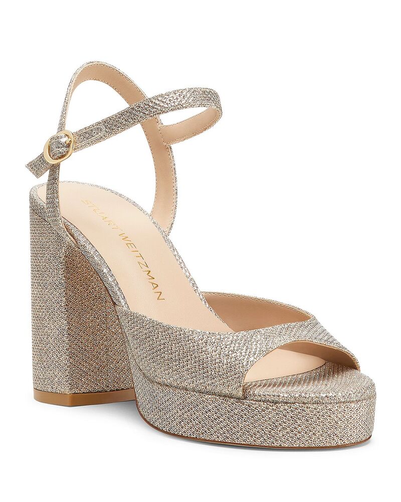スチュアート ワイツマン レディース シューズ サンダル プラットフォーム Stuart Weitzman Women's Dayna II Platform Sandals Poudre｜ReVida 店
