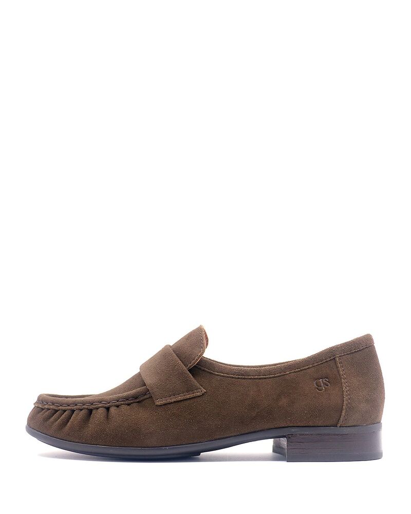 ケネスコール レディース シューズ パンプス ローファー Gentle Souls by Kenneth Cole Women's Crew Loafer Flats Mossuede